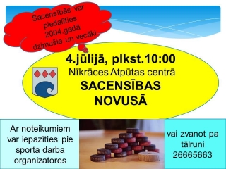 Nīkrāces Atpūtas centrā sacensības novusā