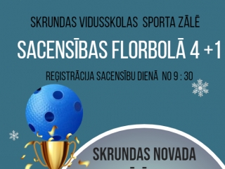 Sacensības florbolā 4+1