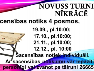 Novusa turnīrs Nīkrācē - 1. posms