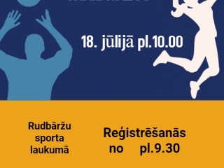 Pludmales volejbols Rudbāržos