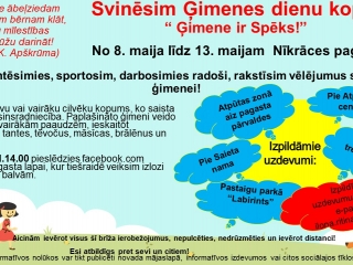 Svinēsim Ģimenes dienu kopā!