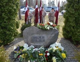 Komunistiskā genocīda upuru piemiņas diena Skrundā