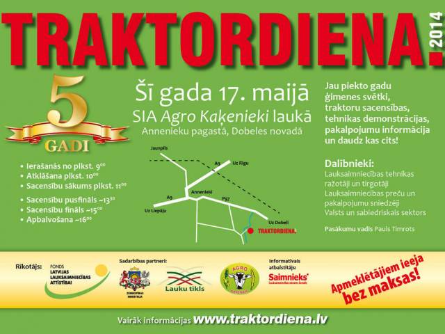 TRAKTORDIENA 2014 – 17. maijā