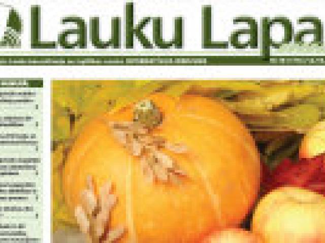 Iznākusi Lauku Lapa Nr. 10 (115)