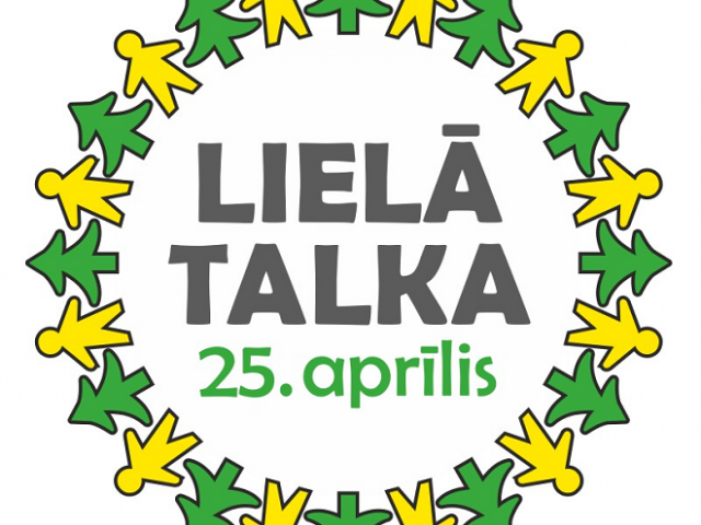 Lielā talka 2015. gadā norisināsies 25. aprīlī