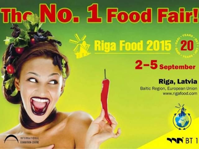 Aicina pieteikties izstādei “Rīga Food 2015”