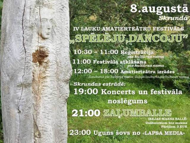 Tuvojas 4. Kurzemes lauku amatierteātru festivāls 