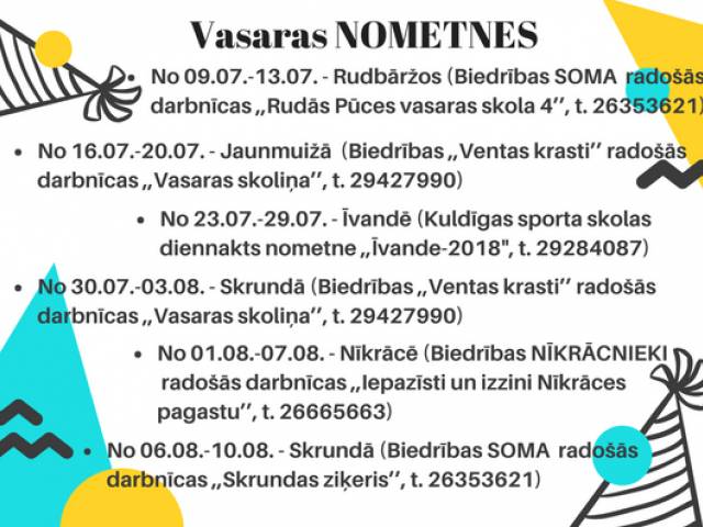 Vasaras nometnes