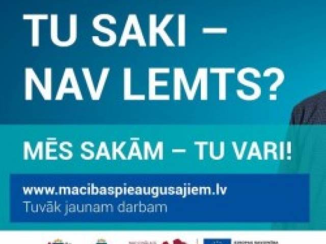 Turpinās pieteikšanās mācībām pieaugušajiem gandrīz 800 programmās