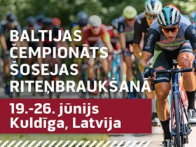 Notiks Baltijas čempionāts riteņbraukšanā, būs satiksmes ierobežojumi