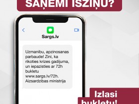Aizsardzības ministrija veiks Latvijas iedzīvotāju apziņošanu ar SMS īsziņām.
