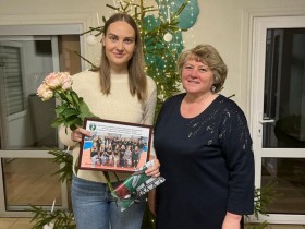 Skrundeniece Anija Jurdža atzīta par 2022. gadā labāko Latvijas volejbolisti