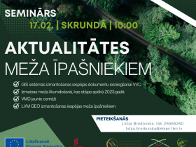 Meža īpašniekus aicina uz semināru Skrundā