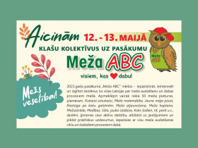 Aicina klašu kolektīvus pieteikties dalībai pasākumā “Meža ABC”