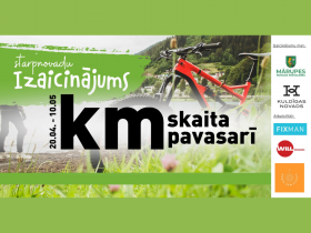  Aicinām piedalīties videi draudzīgā izaicinājumā “Kilometrus skaita pavasarī”