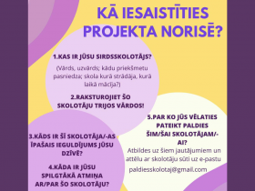 Aicina teikt paldies skolotājiem