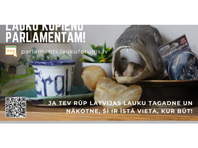 Aicina piedalīties 6. Latvijas Lauku kopienu parlamentā