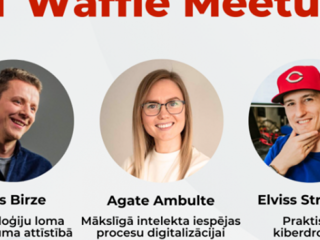 Aicina uz garšīgu tīklošanās pasākumu Kuldīgā “IT Waffle Meetup”