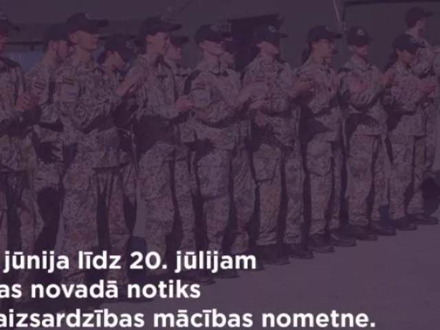 Kuldīgas novadā notiks valsts aizsardzības mācības nometne