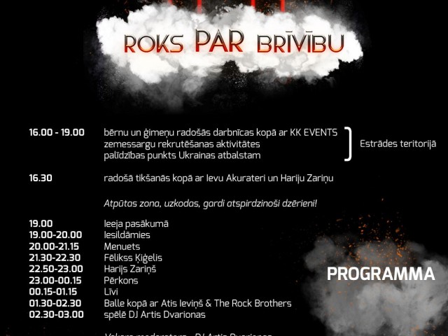 Jau rīt Skrundā skanēs roks!