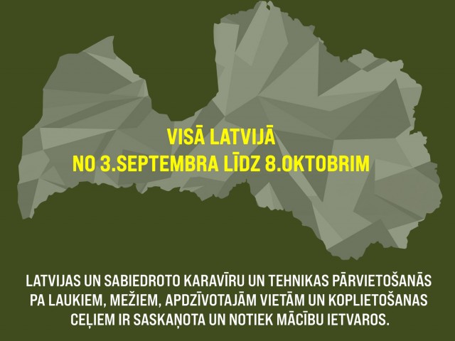 Latvijā norisinās visaptverošas valsts aizsardzības mācības “Namejs 2024”