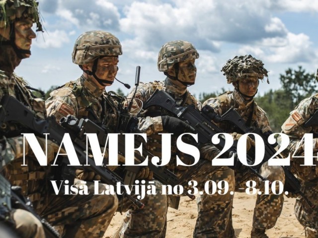 Latvijā norisinās visaptverošas valsts aizsardzības mācības “Namejs 2024”