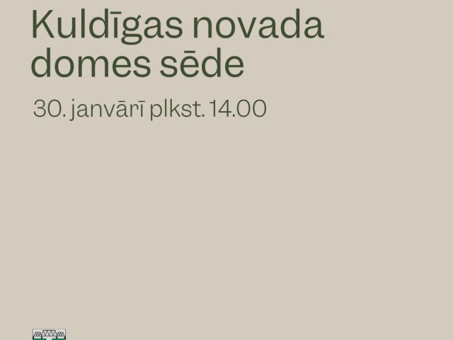 Seko līdzi Kuldīgas novada domes sēdes tiešraidei