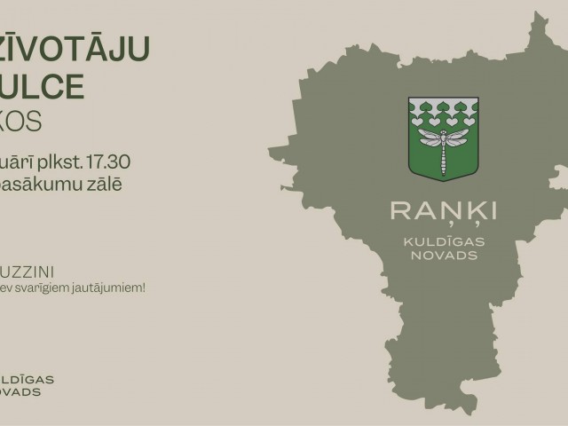 Aicinām uz iedzīvotāju sapulci Ranķos