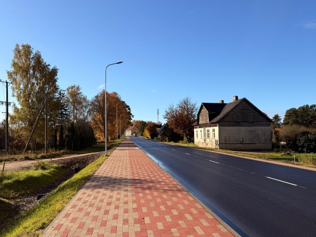 Pabeigti būvdarbi Kuldīgas ielā, Skrundā